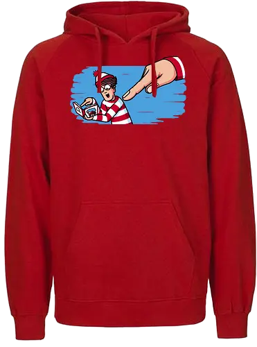 Finder Found! - waldo, suche, finden, wimmel - Fairtrade Hoodie