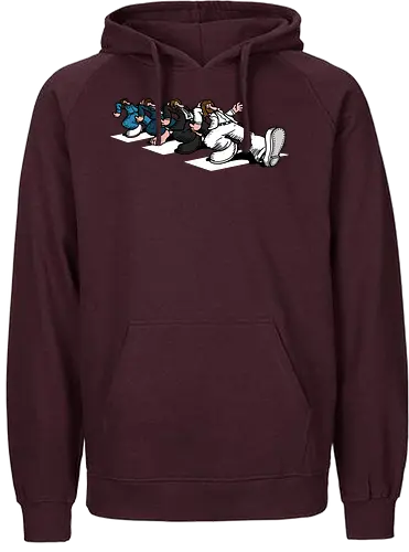 Keep On Crossin! - Crossing, abbey road, mashup - Fairtrade Hoodie