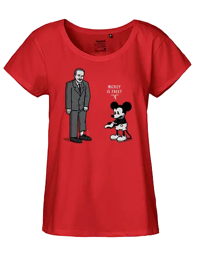 Mickey is Free! - mouse, free, elf - Fairtrade Girl Shirt