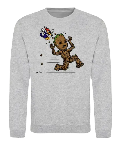 pecker! - wood, Pecker, tree, guardian - Sweatshirt