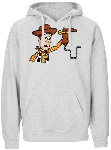 Snake in a Boot! - woody, snake - Fairtrade Hoodie
