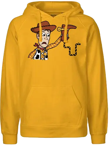 Snake in a Boot! - woody, snake - Fairtrade Hoodie