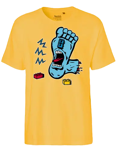 Skater Foot! - addams family, play - Fairtrade T-Shirt