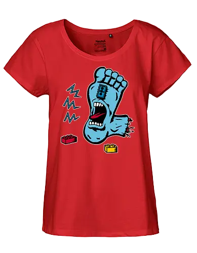 Skater Foot! - addams family, play - Fairtrade Girl Shirt