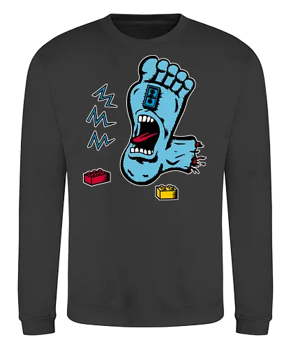 Skater Foot! - addams family, play - Sweatshirt