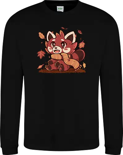 Fallen Leaves Red Panda