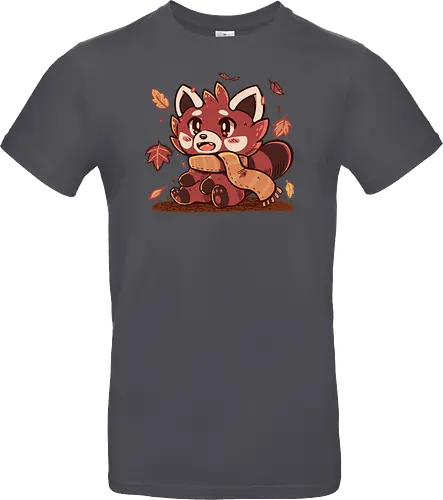 Fallen Leaves Red Panda