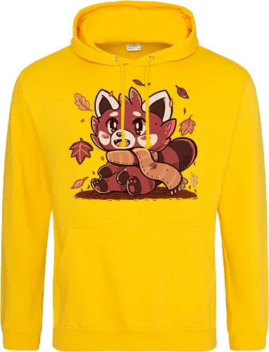 Fallen Leaves Red Panda