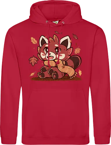 Fallen Leaves Red Panda
