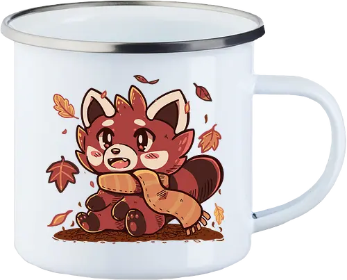 Fallen Leaves Red Panda