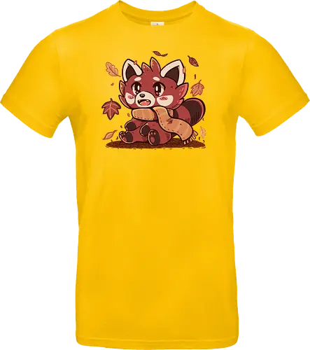 Fallen Leaves Red Panda