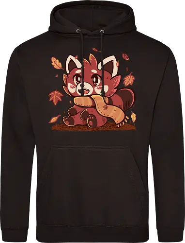 Fallen Leaves Red Panda