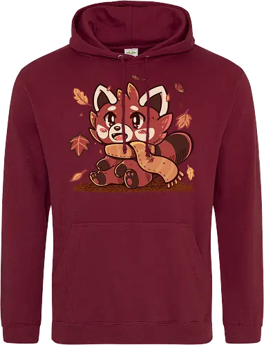 Fallen Leaves Red Panda