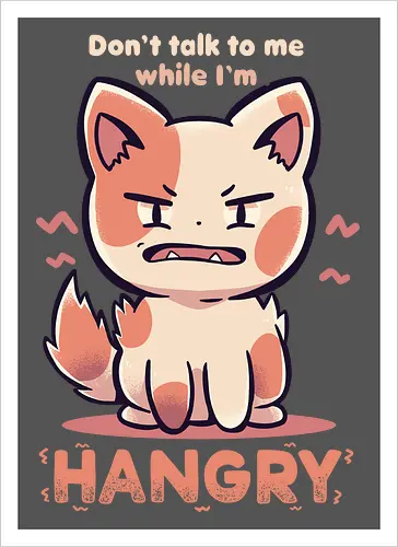 Don't Talk to me While I'm HANGRY