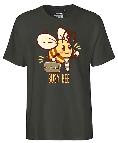 Busy Bee - Biene, worker, busiConsoles - Fairtrade T-Shirt