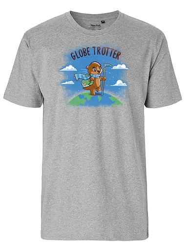 Globe TrOTTER - otter, wandern, world - Fairtrade T-Shirt