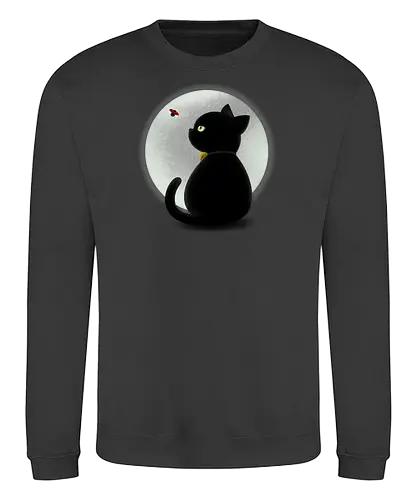 Miraculous - cat, katze, moon, Käfer, cute, mond - Sweatshirt
