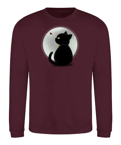 Miraculous - cat, katze, moon, Käfer, cute, mond - Sweatshirt