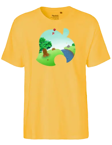Welcome to AC - animal, Crossing, gaming, Hometown, Lf - Fairtrade T-Shirt