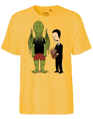 Cosmic Horror is Cool - mashup, lovecraft, tv, fantasy, cthulhu - Fairtrade T-Shirt