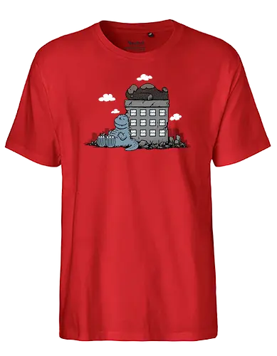 Kaijunuts - movie, monster, mashup, fun, Kaiju - Fairtrade T-Shirt