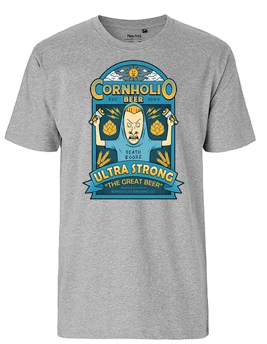 Cornholio's Beer - bier, beer, cartoon - Fairtrade T-Shirt