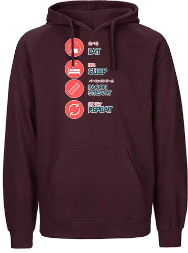 Daily Schedule - twitch, strmer - Fairtrade Hoodie