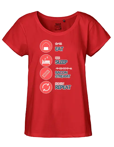 Daily Schedule - twitch, strmer - Fairtrade Girl Shirt