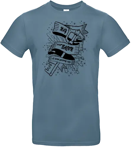 May your Bacon be your guiding key BW - twitch, strmer - Standard T-Shirt