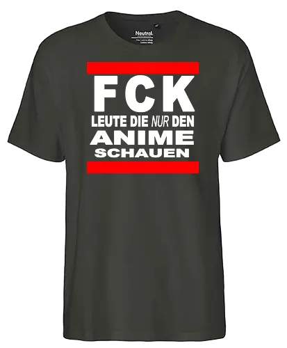 FCK Anime - twitch, strmer - Fairtrade T-Shirt