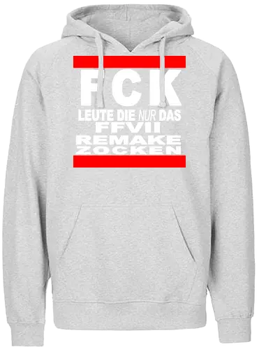 FCK FFVII Remake - twitch, strmer - Fairtrade Hoodie