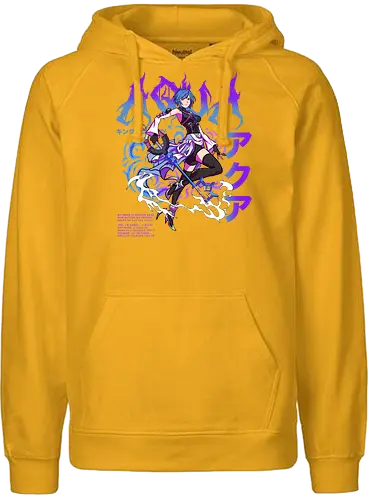 Bacon Zack - Entschlossenheit Aqua - aqua, twitch, strmer - Fairtrade Hoodie
