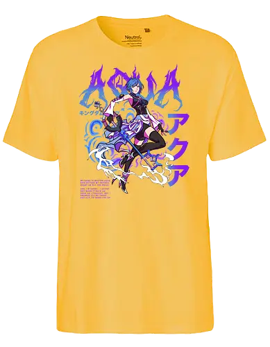Bacon Zack - Entschlossenheit Aqua - aqua, twitch, strmer - Fairtrade T-Shirt