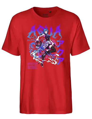 Bacon Zack - Entschlossenheit Aqua - aqua, twitch, strmer - Fairtrade T-Shirt