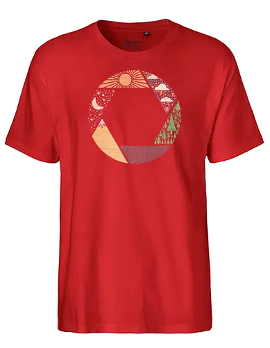 Capture Nature - aperture, photo, nature, adventure - Fairtrade T-Shirt