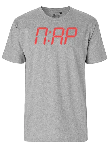 Nap Time - nap, sleep, chill, Alarm Clock - Fairtrade T-Shirt