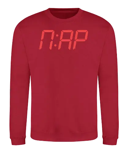 Nap Time - nap, sleep, chill, Alarm Clock - Sweatshirt