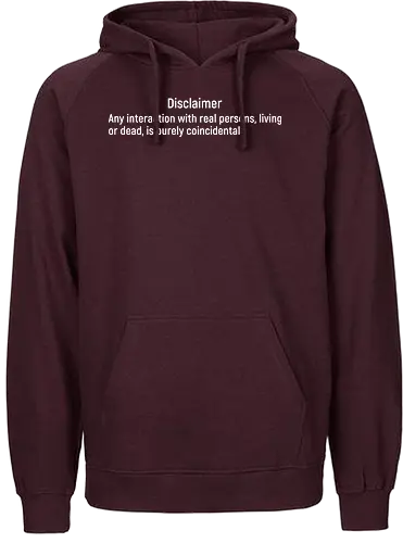Introvert Disclaimer - disclaimer, Introvert - Fairtrade Hoodie