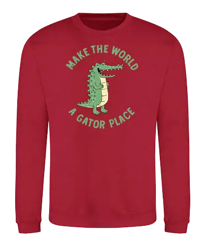 A Gator Place - Alligator, pun, See you later - Sweatshirt