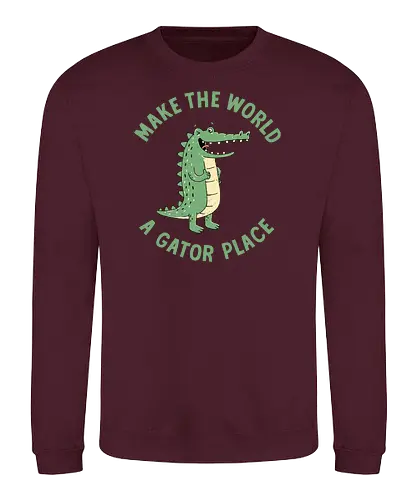 A Gator Place - Alligator, pun, See you later - Sweatshirt