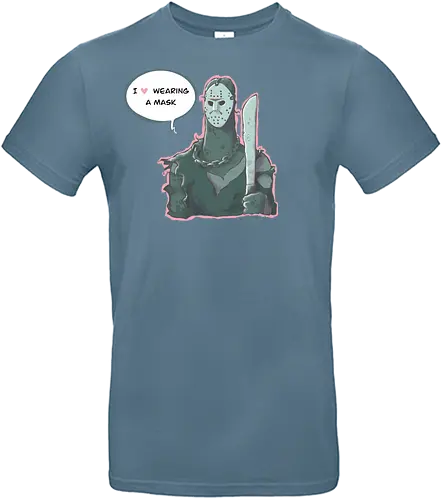#wramask JASON - mask, Covid, Pandemie, Pandemic, film, horror, mashup - Standard T-Shirt