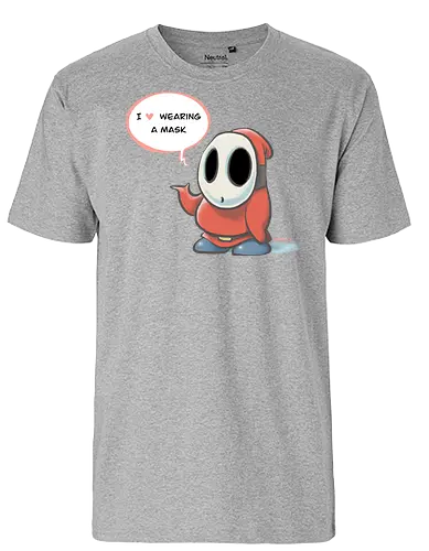 #wramask SHYGUY - mask, Pandemie, Pandemic, Covid, Corona, mashup, gaming - Fairtrade T-Shirt