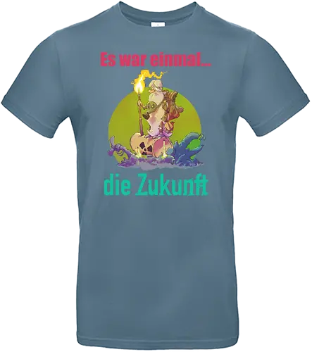 Es war einmal die Zukunft - zukunft, serie, Es war einmal, tv, mashup, Pandemie, fun, meme - Standard T-Shirt