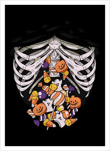 Halloween Candy Skeleton