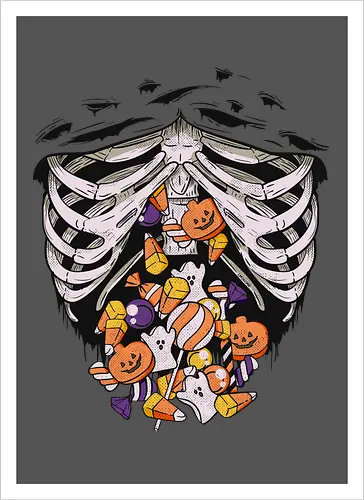 Halloween Candy Skeleton
