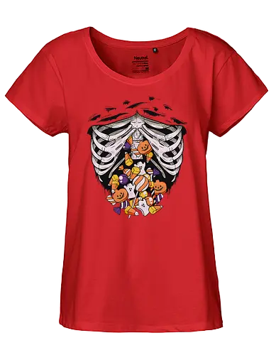 Halloween Candy Skeleton - halloween, Snacks, candy, Trick or treat - Fairtrade Girl Shirt