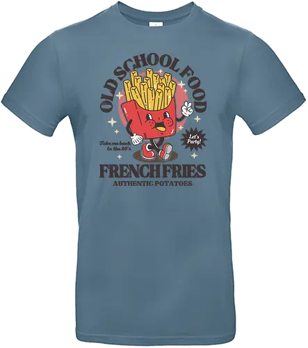 Old school Food - French Fries - Old school, fries, pommes - Standard T-Shirt