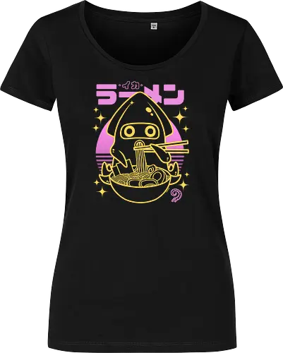 Squid ramen sunset neon