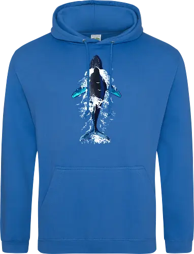 Humpback whale in ocean