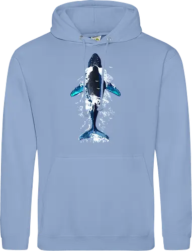 Humpback whale in ocean